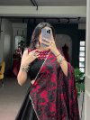 Lnb1736 Monga Silk Real Mirror Work Chaniya Choli